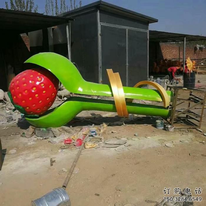 烤漆草莓雕塑廠家 戶外小品 現(xiàn)代不銹鋼草莓雕塑廠 烤漆草莓雕塑廠家 戶外小品 現(xiàn)代不銹鋼草莓雕塑廠