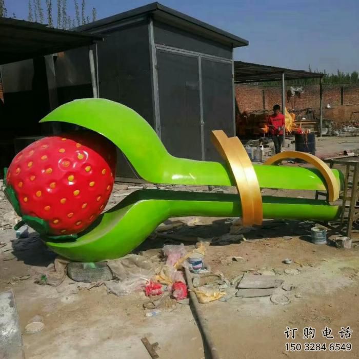 大型草莓雕塑廠家 鍛造小品 仿真不銹鋼草莓雕塑廠 大型草莓雕塑廠家 鍛造小品 仿真不銹鋼草莓雕塑廠