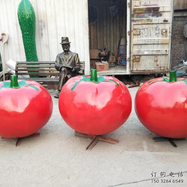抽象番茄雕塑廠家 公園仿真小品 戶外番茄雕塑定做 抽象番茄雕塑廠家 公園仿真小品 戶外番茄雕塑定做