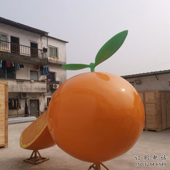 大型橘子雕塑廠家 公園小品 仿真橘子雕塑廠 大型橘子雕塑廠家 公園小品 仿真橘子雕塑廠
