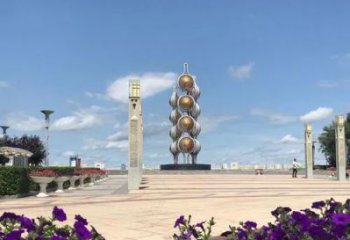 歐式云豆雕塑廠家 抽象擺件 創(chuàng)意不銹鋼云豆雕塑制作