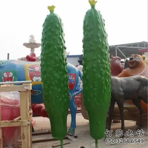 現(xiàn)代黃瓜雕塑廠家 大型別墅區(qū)擺件 大型黃瓜雕塑制作 現(xiàn)代黃瓜雕塑廠家 大型別墅區(qū)擺件 大型黃瓜雕塑制作