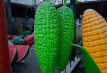 異形黃瓜雕塑廠家 現(xiàn)代公園小品 廣場(chǎng)黃瓜雕塑定制