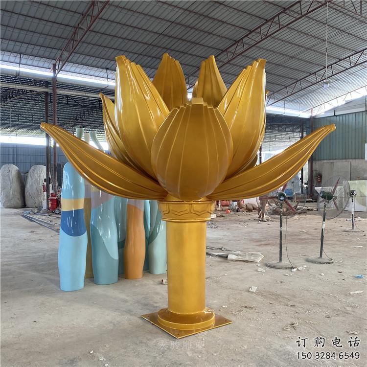 創(chuàng)意紫荊花雕塑廠家 戶外小品 公園不銹鋼紫荊花雕塑廠