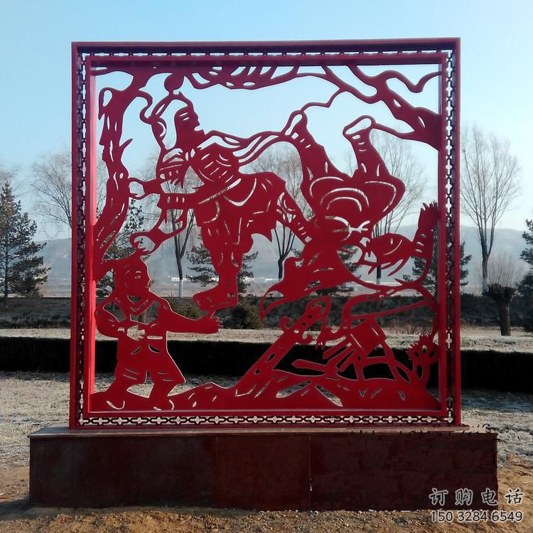 大型窗花雕塑廠家 剪紙小品 鏤空不銹鋼窗花雕塑制作 大型窗花雕塑廠家 剪紙小品 鏤空不銹鋼窗花雕塑制作