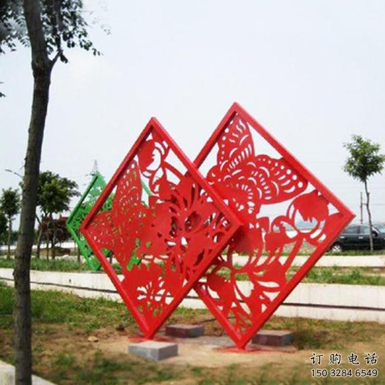 中式窗花雕塑廠家 鏤空小品 游樂場不銹鋼窗花雕塑廠 中式窗花雕塑廠家 鏤空小品 游樂場不銹鋼窗花雕塑廠
