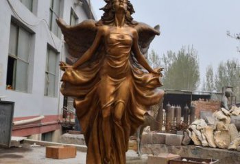 步行街天使雕塑廠家 游樂場(chǎng)小品 歐式不銹鋼天使雕塑價(jià)格