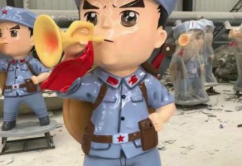 仿真紅軍雕塑廠家 現(xiàn)代擺件 部隊(duì)紅軍雕塑生產(chǎn)制作