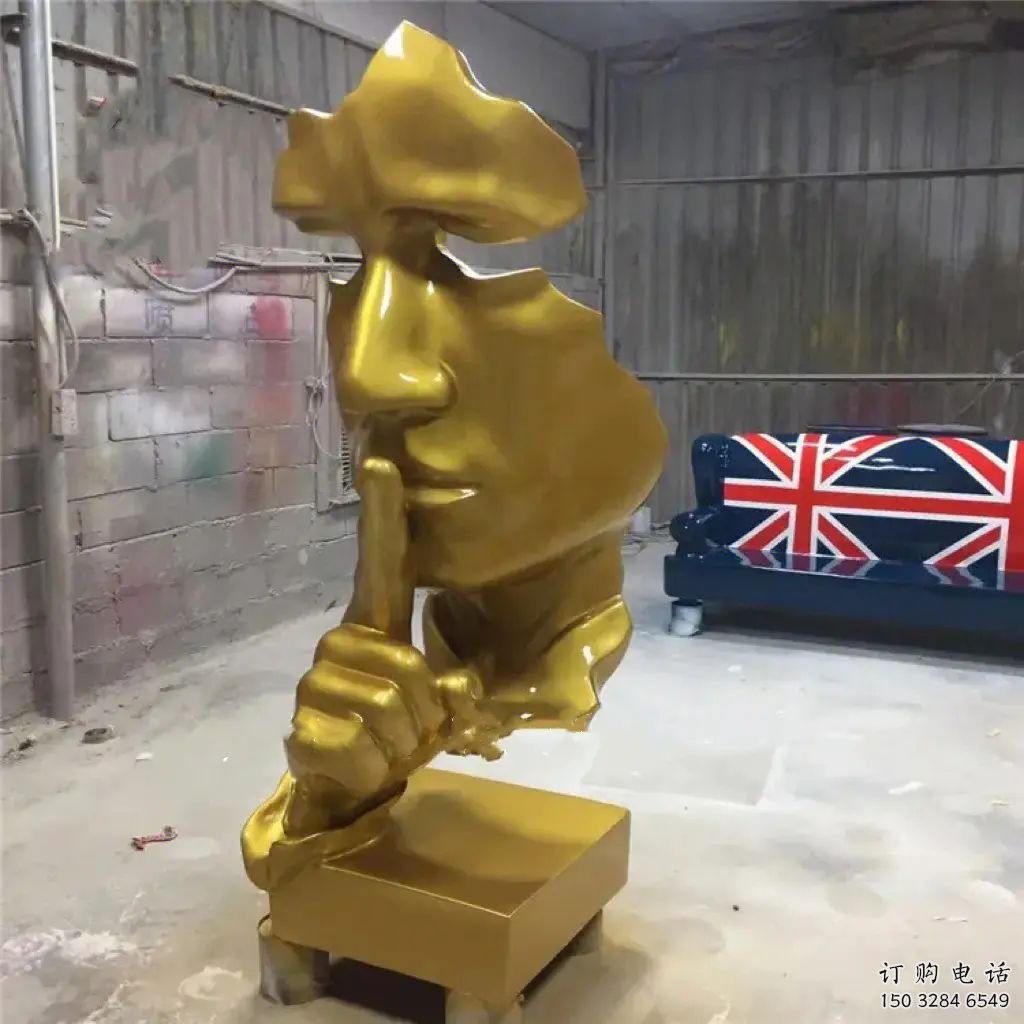 異形人臉雕塑廠家 現(xiàn)代公園小品  廣場不銹鋼人臉雕塑廠