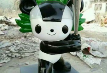 仿古福娃雕塑廠(chǎng)家 草地小品 房地產(chǎn)不銹鋼福娃雕塑廠(chǎng)