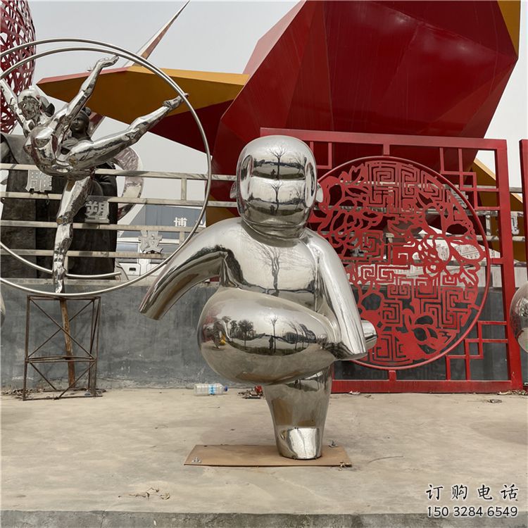 廣場(chǎng)娃娃雕塑廠家 鏡面小品 抽象不銹鋼娃娃雕塑廠 廣場(chǎng)娃娃雕塑廠家 鏡面小品 抽象不銹鋼娃娃雕塑廠