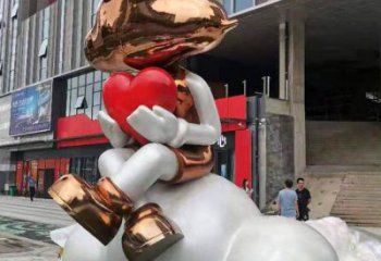 房地產(chǎn)人偶雕塑廠家  戶外擺件 鍛造不銹鋼人偶雕塑廠