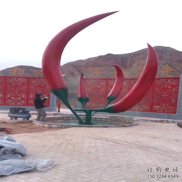 村口辣椒雕塑廠家 戶外現(xiàn)代擺件 創(chuàng)意不銹鋼辣椒雕塑廠 村口辣椒雕塑廠家 戶外現(xiàn)代擺件 創(chuàng)意不銹鋼辣椒雕塑廠