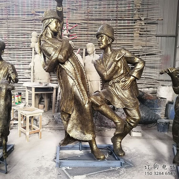噴漆跳舞雕塑廠家 中式小品 草地跳舞雕塑規(guī)格 噴漆跳舞雕塑廠家 中式小品 草地跳舞雕塑規(guī)格