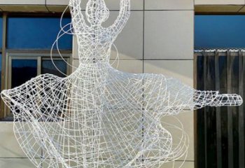 鏤空舞者雕塑廠家 園林小品  戶外不銹鋼舞者雕塑規(guī)格