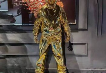 現(xiàn)代男子雕塑廠家  烤漆小品  戶外不銹鋼男子雕塑特點(diǎn)