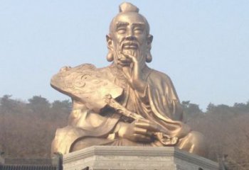廣場老子雕塑廠家  創(chuàng)意小品  大型老子雕塑制作