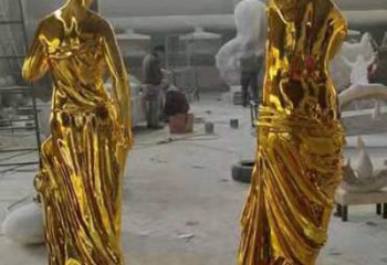 歐式維納斯雕塑廠家 抽象擺件  創(chuàng)意不銹鋼維納斯雕塑廠