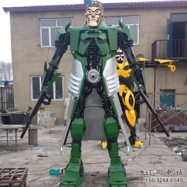 廣場(chǎng)機(jī)器人雕塑廠家  公園小品  現(xiàn)代機(jī)器人雕塑廠