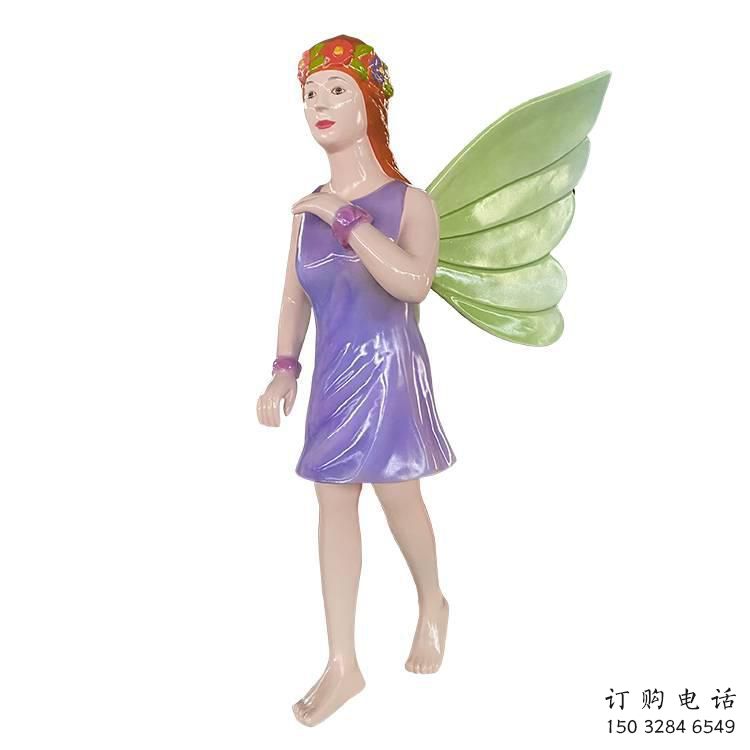 創(chuàng)意仙子雕塑廠(chǎng)家 烤漆現(xiàn)代小品 公園仙子雕塑廠(chǎng)