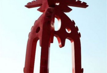 公園標(biāo)示牌雕塑廠家 戶外擺件  烤漆不銹鋼標(biāo)示牌雕塑小品
