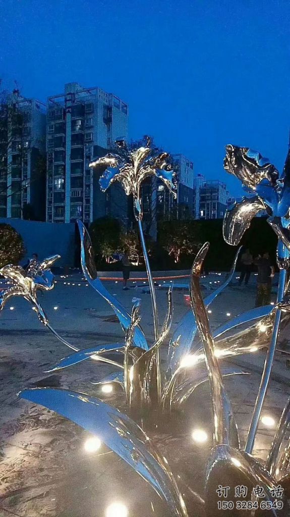 園林蘭花雕塑廠家 鏡面小品 中式創(chuàng)意不銹鋼蘭花雕塑 園林蘭花雕塑廠家 鏡面小品 中式創(chuàng)意不銹鋼蘭花雕塑