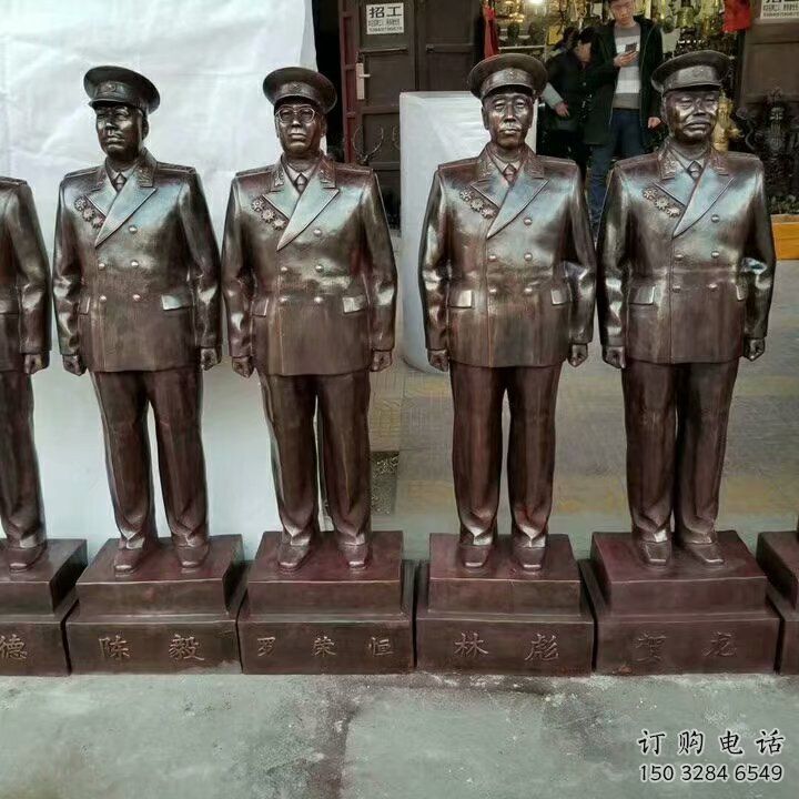 部隊(duì)偉人雕塑廠家 創(chuàng)意小品 噴漆偉人雕塑擺件