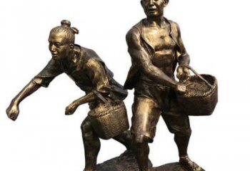 戶(hù)外農(nóng)耕雕塑廠家  公園擺件 街頭農(nóng)耕雕塑廠