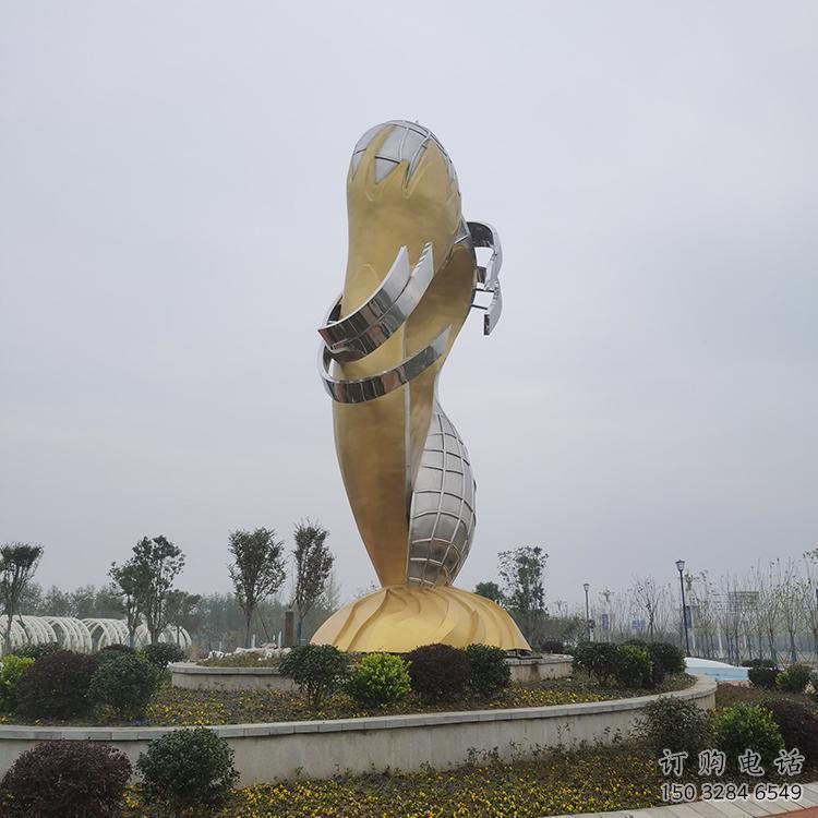 公園雙魚雕塑廠家 戶外擺件 烤漆不銹鋼雙魚雕塑小品 公園雙魚雕塑廠家 戶外擺件 烤漆不銹鋼雙魚雕塑小品