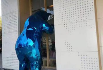 大型北極熊雕塑廠家 鍛造小品  現(xiàn)代北極熊雕塑廠