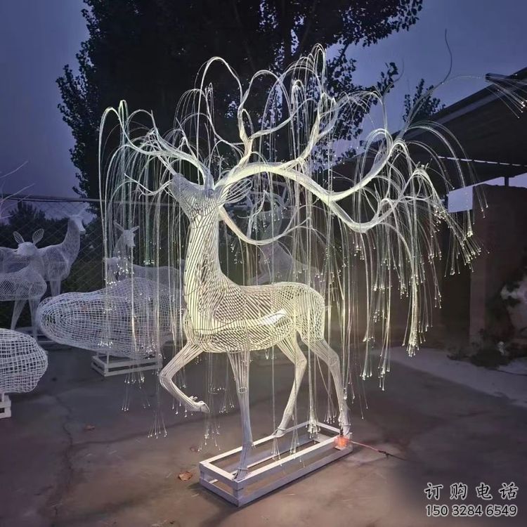 鏤空鹿雕塑生產(chǎn)