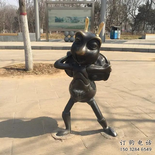 螞蟻雕塑廠(chǎng)家 卡通主題動(dòng)物 不銹鋼螞蟻雕塑加工廠(chǎng)