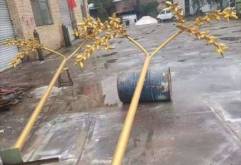 園林水稻雕塑加工廠家 城市廣場雕塑 步行街?jǐn)[件