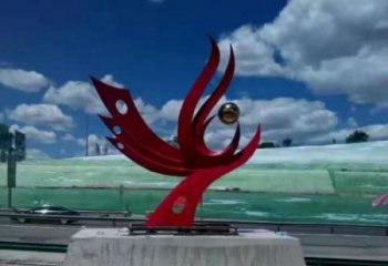 承接城市鳳凰雕塑 風(fēng)景區(qū)彩繪雕塑 抽象擺件