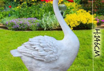 供應(yīng)售樓處天鵝雕塑 公園仿真雕塑 動物擺件
