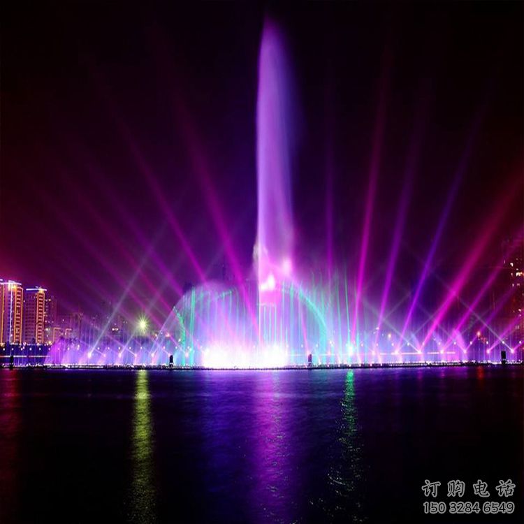 加工噴泉雕塑，燈光數(shù)控效果，公園廣場大型雕塑