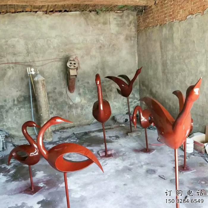 遼寧景區(qū)鳥類雕塑，噴水造型，剪影工藝