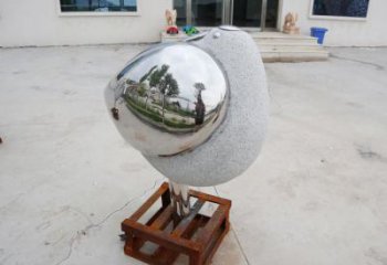 福建售樓部鳥類雕塑，景觀題材，抽象工藝