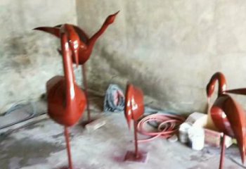 山東庭院鳥類雕塑，動物主題，鍍銅工藝