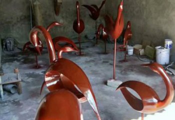廣西醫(yī)院鳥類雕塑，海洋擺件，拉絲工藝
