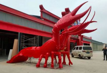 園林龍蝦雕塑生產(chǎn)商 風(fēng)景區(qū)仿真雕塑 廣場(chǎng)小品