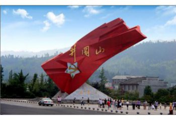 選用紅旗雕塑廠家，革命黨建雕塑，抽象效果