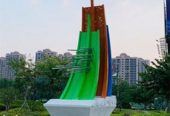 廣場帆船雕塑廠家，仿古景觀雕塑，仿古擺件