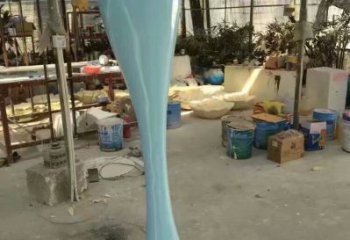 廣場(chǎng)水珠雕塑廠家 抽象淚滴雕塑 烤漆雕塑