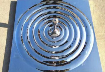 幾何水珠雕塑廠家 發(fā)光公園雕塑 大門口雕塑