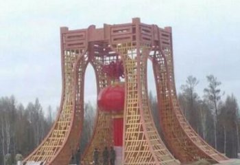 廣場燈籠雕塑供應(yīng)商 抽象雕塑 烤漆雕塑廠家