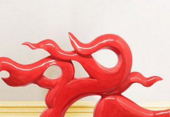 草地火焰雕塑廠家 現代校園小品 大型雕塑