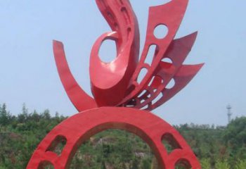 政府大門雕塑 仿真景觀雕塑 烤漆拱門雕塑生產(chǎn)廠家