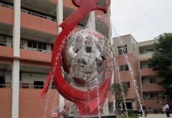 龍雕塑，噴水龍雕塑，不銹鋼龍噴水雕塑廠家