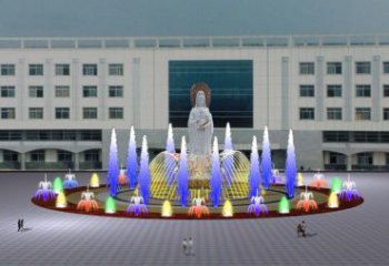 冷霧搖擺噴泉雕塑，循環(huán)噴水模式噴泉雕塑選定